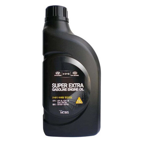 Моторное масло HYUNDAI/KIA Super Extra Gasoline, 5W-30, 1л, полусинтетическое [05100-00110]