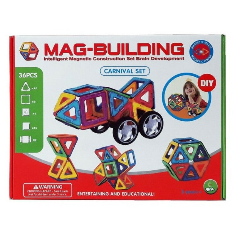 Магнитный конструктор Mag-Building 36 деталей Carnival GB-W36