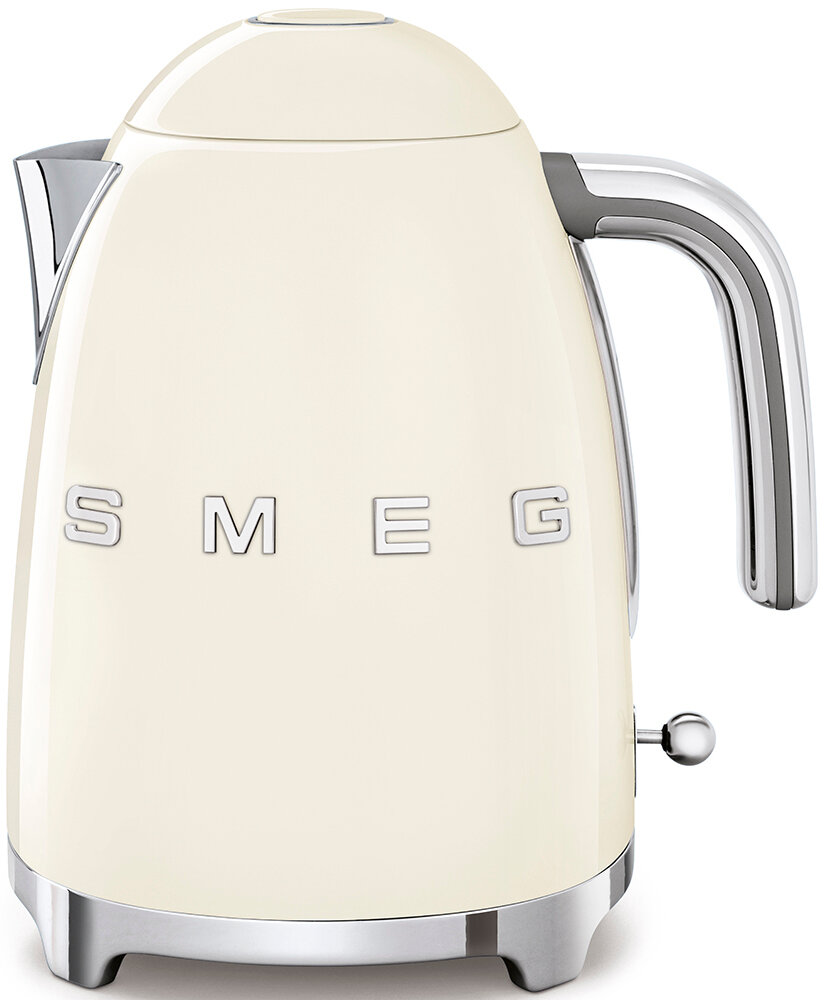 Чайник Smeg "Стиль 50-х годов" 2400 Вт кремовый 1.7 л нержавеющая сталь KLF03CREU