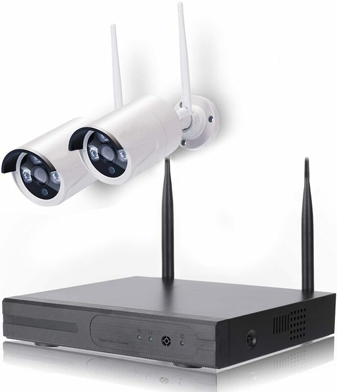 Цифровой комплект Wi-Fi видеонаблюдения на 2 камеры 3Mp со звуком Longse Light 2CH