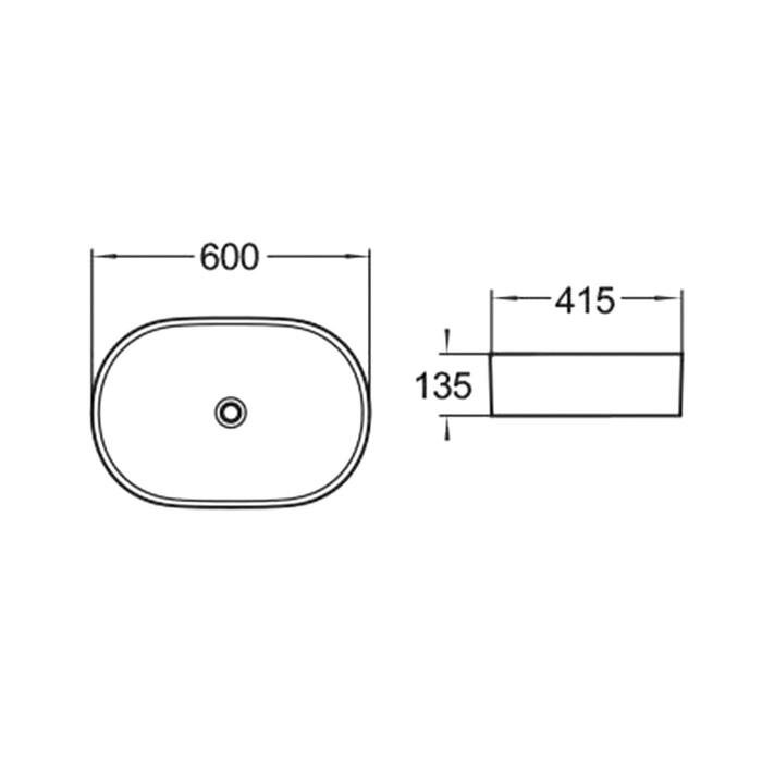 Раковина COMFORTY 78326, накладная, цвет белый - фотография № 6