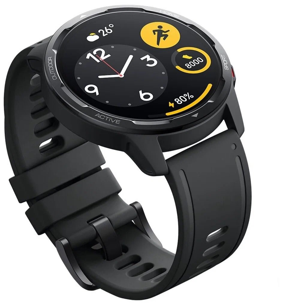 Умные часы Xiaomi Watch S1 Active Global Wi-Fi NFC, космический черный (RU)