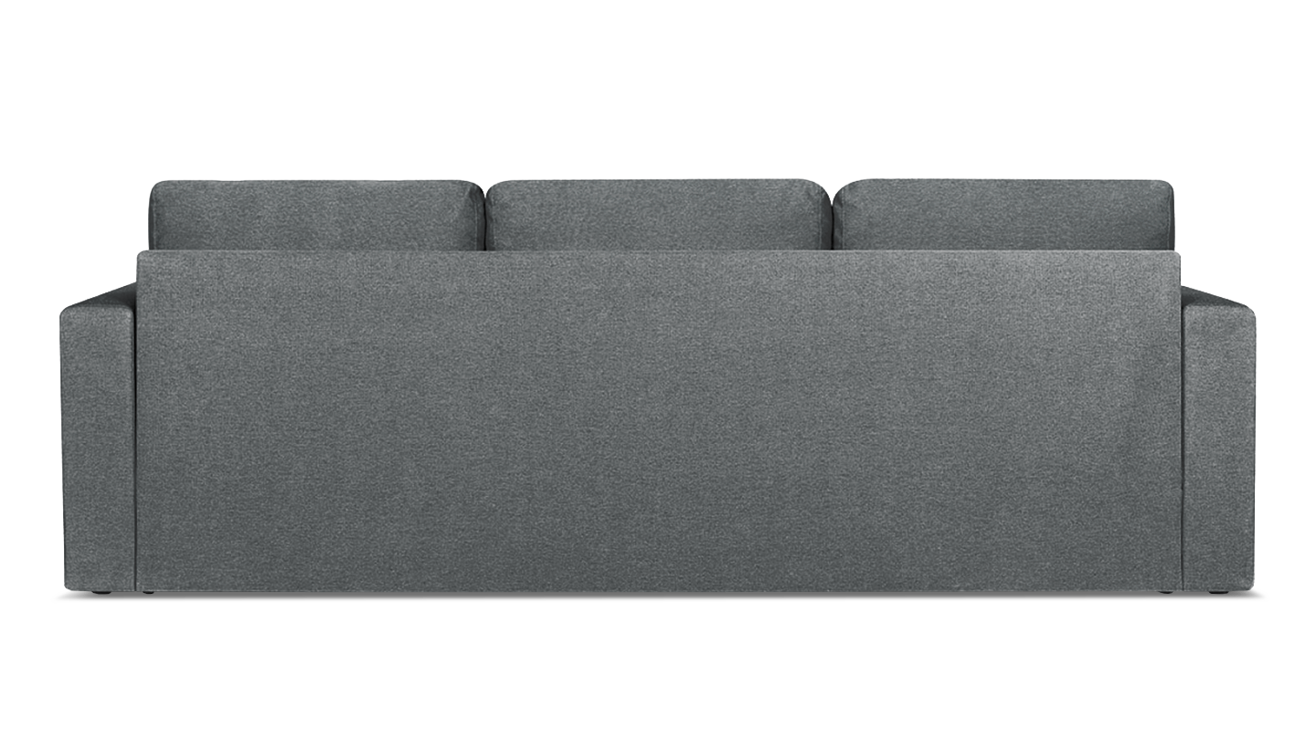 Прямой раскладной диван Йеллинг, 235х85х85 см, механизм раскладывания дельфин, скандинавского стиля - фотография № 6