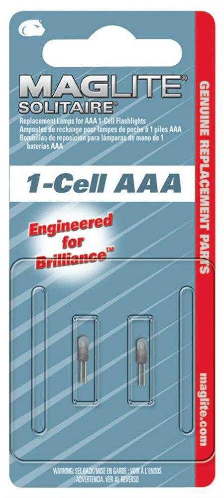 фото Лампа MagLite (МагЛайт) для фонарей Solitare (2шт.в уп.)