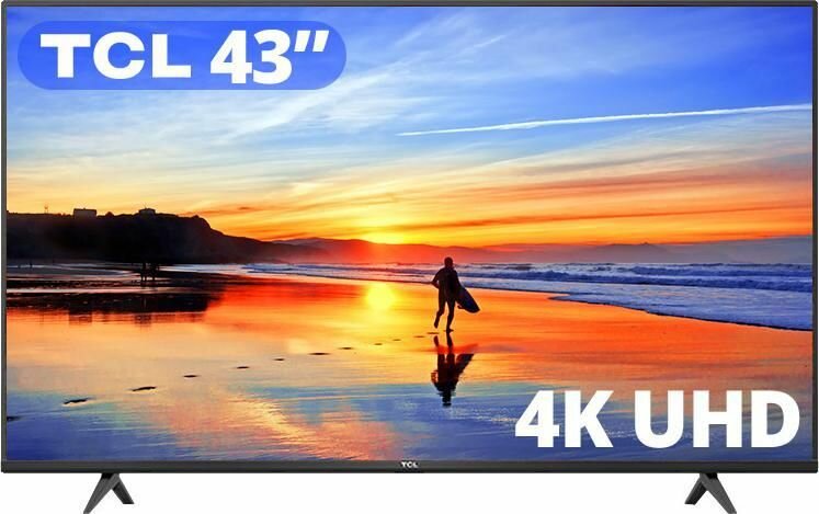 50" Телевизор TCL 50P615 LED, HDR, черный