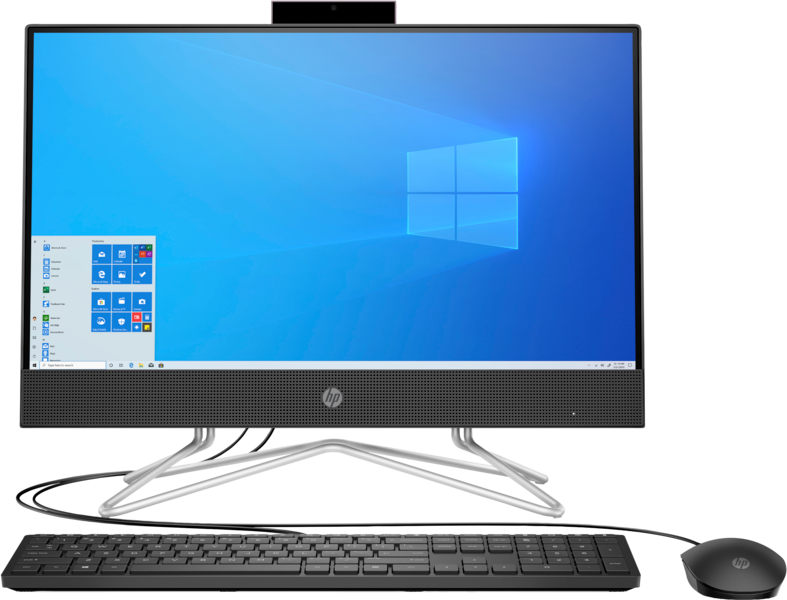  21.5" FHD HP 22-df1055ur black (Core i3-1125G4/8Gb/256Gb SSD/noDVD/VGA int/DOS) (4A3U7EA)