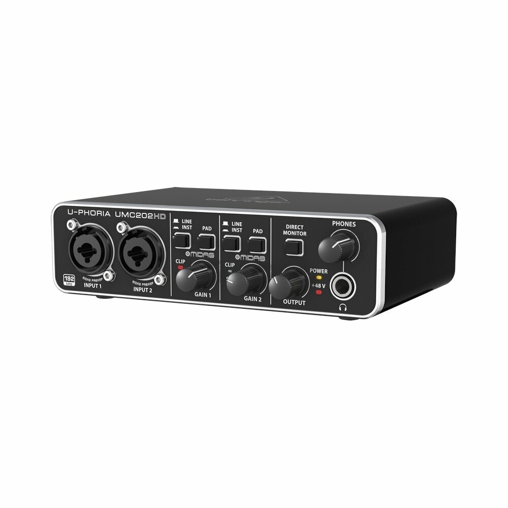 Внешняя звуковая карта BEHRINGER U-PHORIA UMC202HD