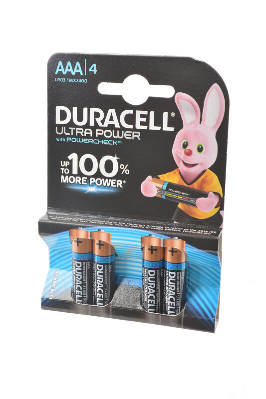 Duracell Батарейка Duracell LR03 BL4 Ultra Power, 4шт