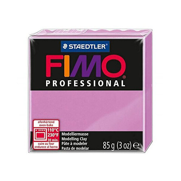 Глина полимерная Fimo Professional 85 г, лаванда 62