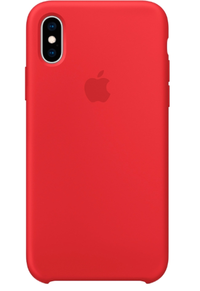 Чехлы для мобильных телефонов Apple Чехол-накладка Apple силиконовый для iPhone XS (PRODUCT)RED mrwc2zm/a