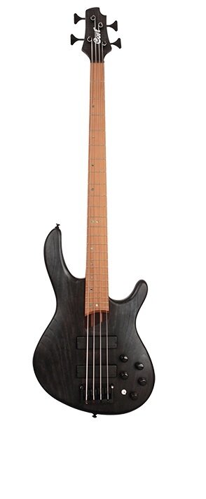 Бас-гитара, черная, Artisan Series Cort B4-Plus-ASRM-OPTB