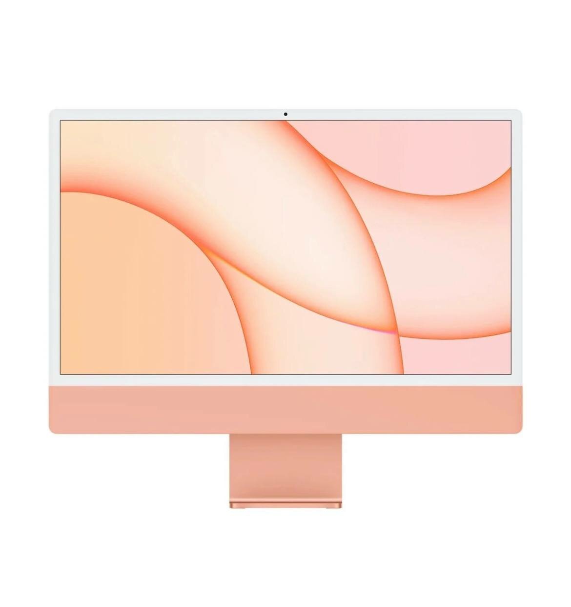 23.5" Моноблок Apple iMac 24" Z1320007H, Apple M1, RAM 8 ГБ, SSD 256 ГБ, 8-Core, 8 CPU, MacOS, Оранжевый/русская клавиатура