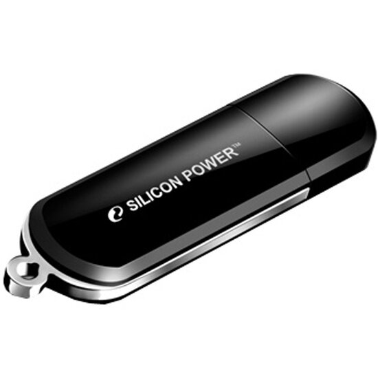 USB флешка SILICON POWER LuxMini 322 16Gb black USB 2.0