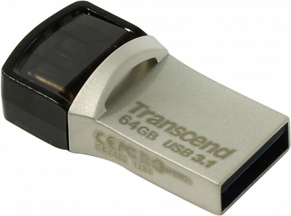 Флешка Transcend 64GB JetFlash 890 USB 3.1 OTG TS64GJF890S