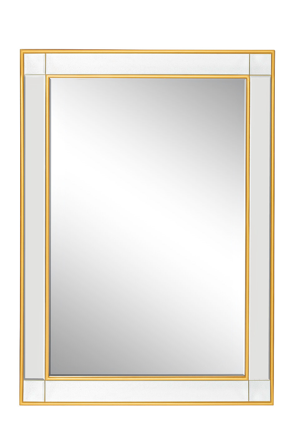 Зеркало декоративное с золотой отделкой 19-OA-8172 - фотография № 1