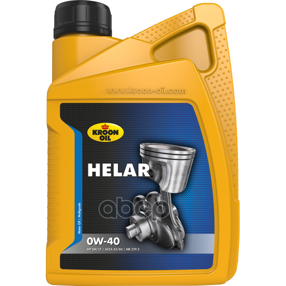 KROON OIL Kroon-Oil 0w40 Helar (1l)_масло Моторное! Синтетическое