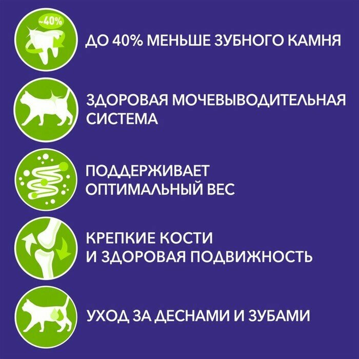 Сухой корм Purinа one для взрослых кошек, природа здоровья, курица, 180 г (3 шт) - фотография № 3