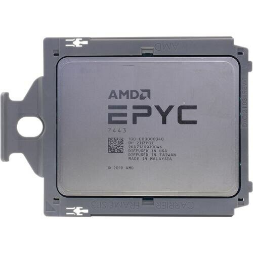 CPU AMD EPYC 7443 (100-000000340) 2.85 GHz/24core/12+128Mb/200W Socket SP3 Amd CPU AMD EPYC 7443 (100-000000340) 2.85 GHz / 24core / 12+128Mb / 200W Socket SP3 AMD EPYC 7443 OEM