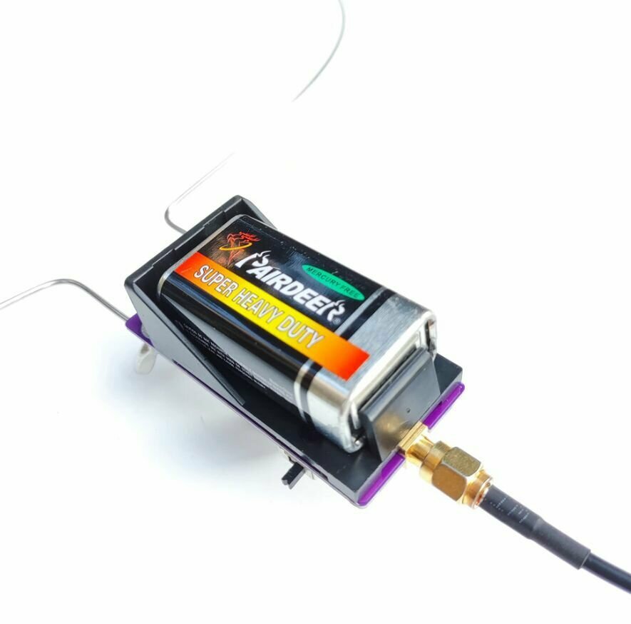 Петлевая антенна активная магнитная с низким уровнем шума с регулируемым коэффициентом усиления HA SDR с короткой волной 100 кГц-120 МГц
