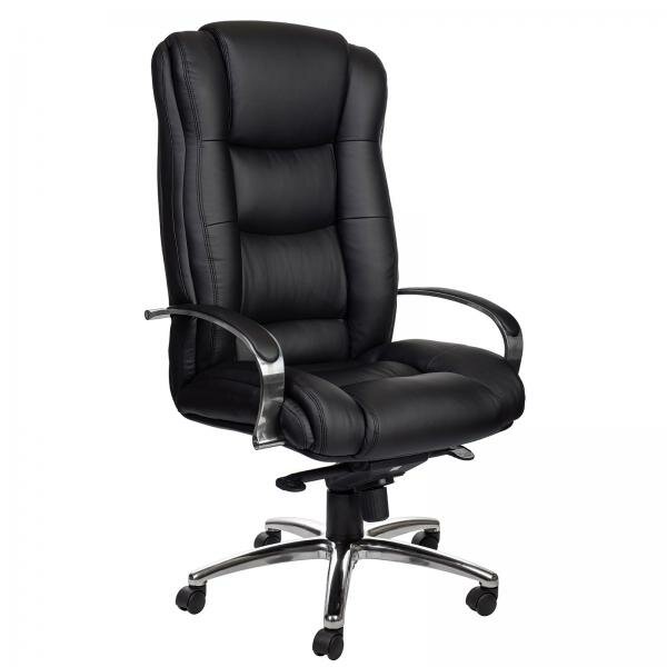 Компьютерное кресло РосКресла Элегант X-SIZE офисное, обивка: экокожа, цвет: черный