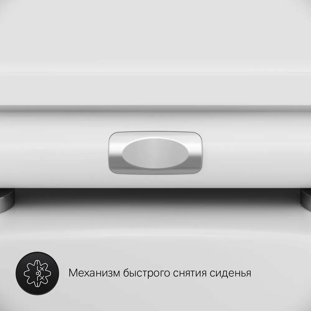 Инсталляция с подвесным унитазом AM.PM Spirit V2.0 IS47031.701700 безободковый, комплект 6 в 1 с сиденьем микролифт - фотография № 5