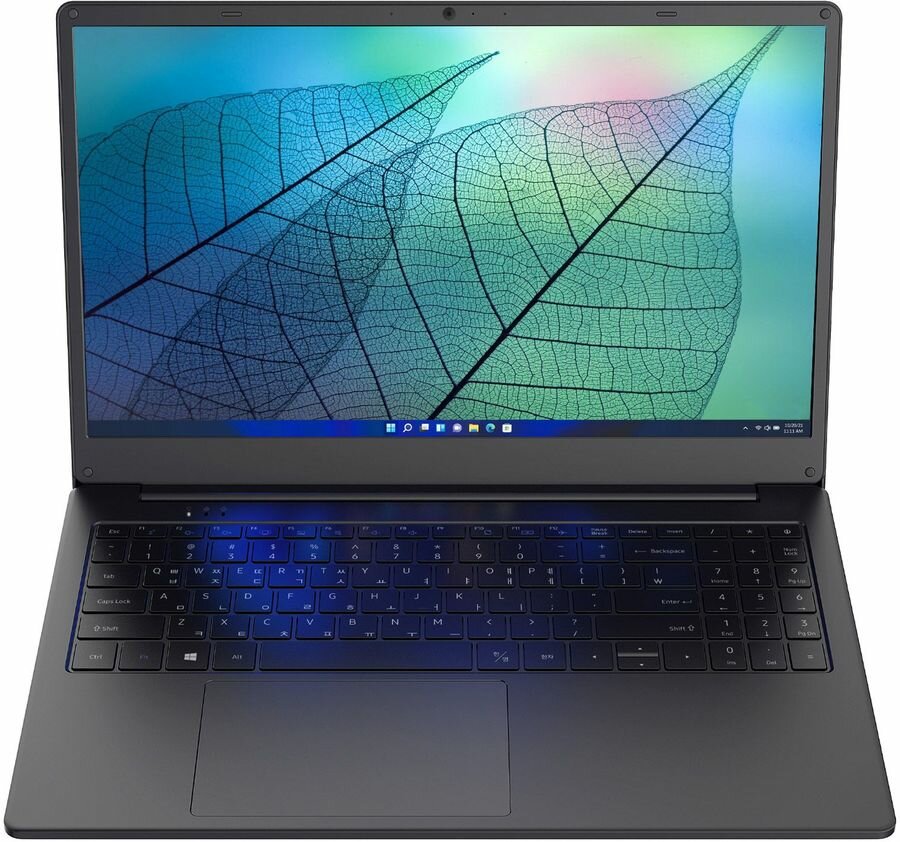 Ноутбук HIPER Workbook N15RP, 15.6", IPS, AMD Ryzen 3 3250U 2.6ГГц, 2-ядерный, 8ГБ DDR4, 256ГБ SSD, AMD Radeon , Astra Linux, черный N15RP93AS