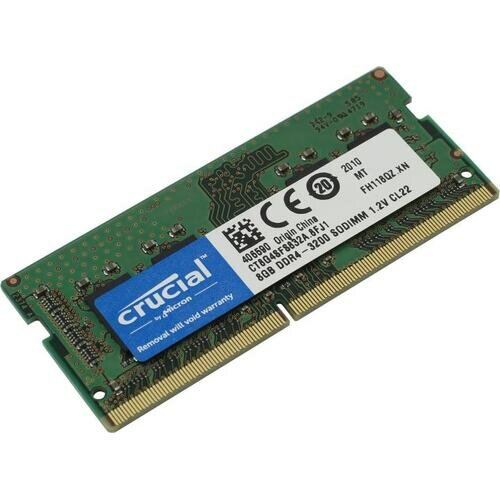 Модуль памяти Crucial Basics Laptop CT8G4SFS832A