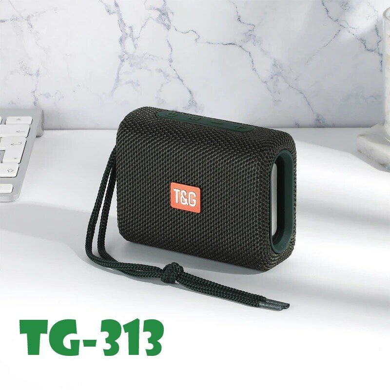 Портативная Bluetooth колонка T&G TG-313, зеленая