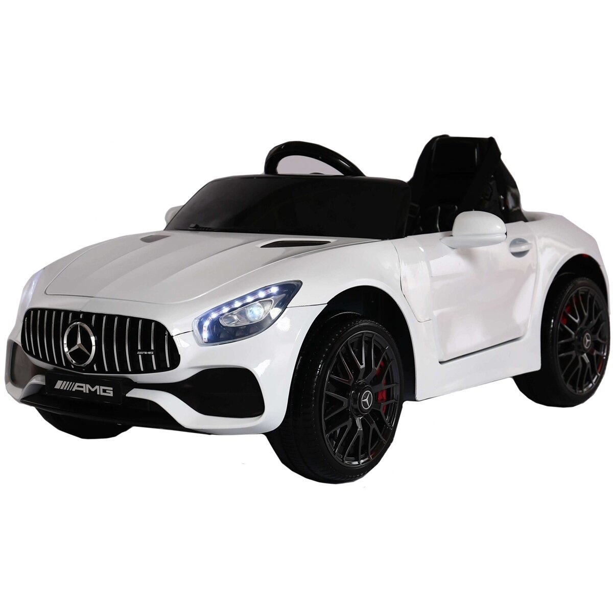 RIVERTOYS электромобиль Mercedes-Benz AMG GT O008OO с дистанционным управлением - белый