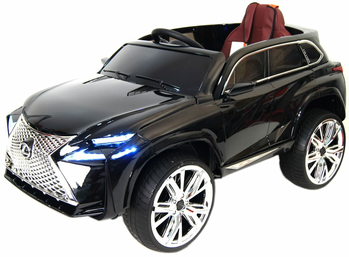 RIVERTOYS электромобиль Lexus E111KX c дистанционным управлением - черный глянец