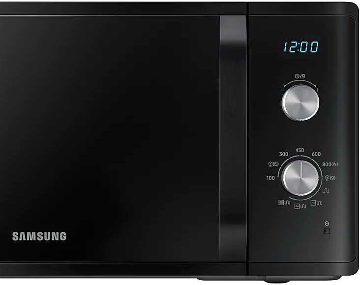 Микроволновая печь Samsung MG23K3614AK/BW черный, 23л, 800Вт