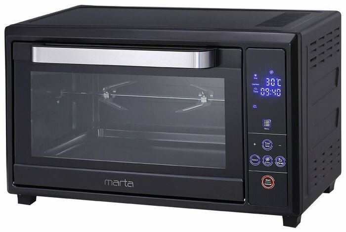 Мини-печь MARTA MT-4263, черный жемчуг