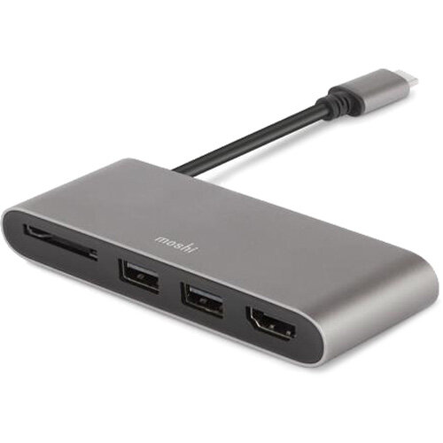 Переходник Moshi USB-C Multimedia Adapter серый космос