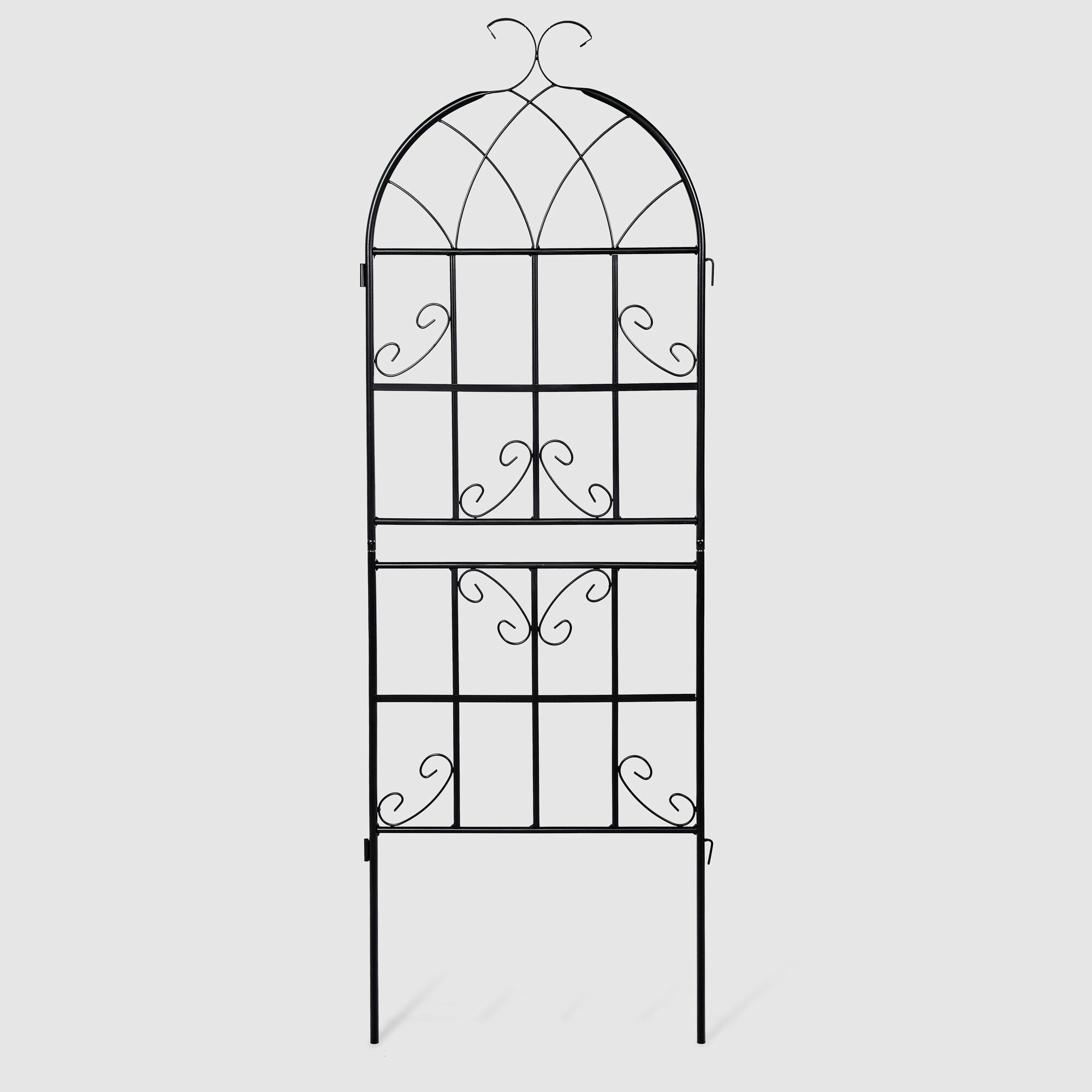 фото Решётка для растений Lvchen железо 50xh150 см, опора для растений садовых