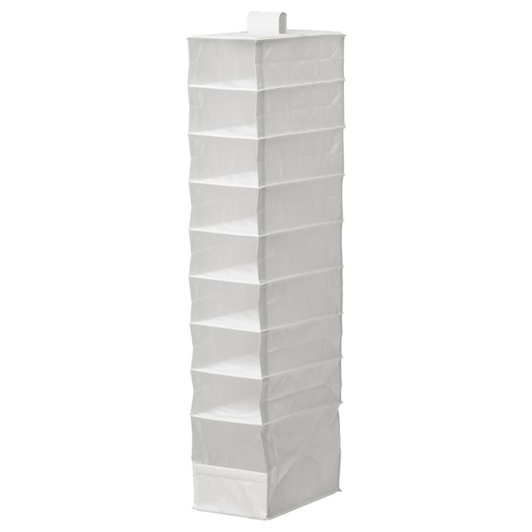 Органайзер для хранения, 9 отделений, 22x34x120 см, IKEA SKUBB, белый - фотография № 4