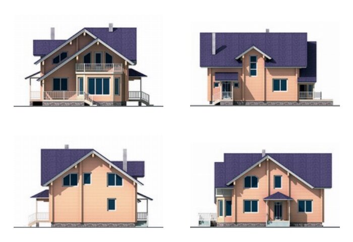 Проект дома Plans-10-55 (172 кв.м, брус 200мм) - фотография № 3