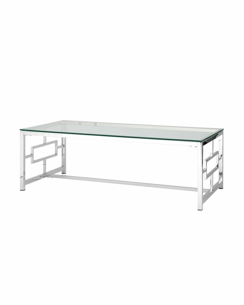 Стол STOOL GROUP Бруклин, ДхШ: 120 х 60 см, толщина столешницы: 0.8 см, серебро Hoff - фото №1