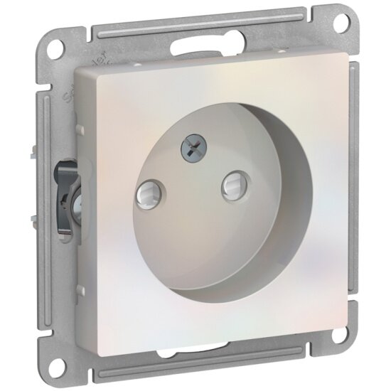 Розетка Systeme Electric (schneider Electric) SCHNEIDER ELECTRIC ATLASDESIGN 16А, механизм, жемчуг ATN000449