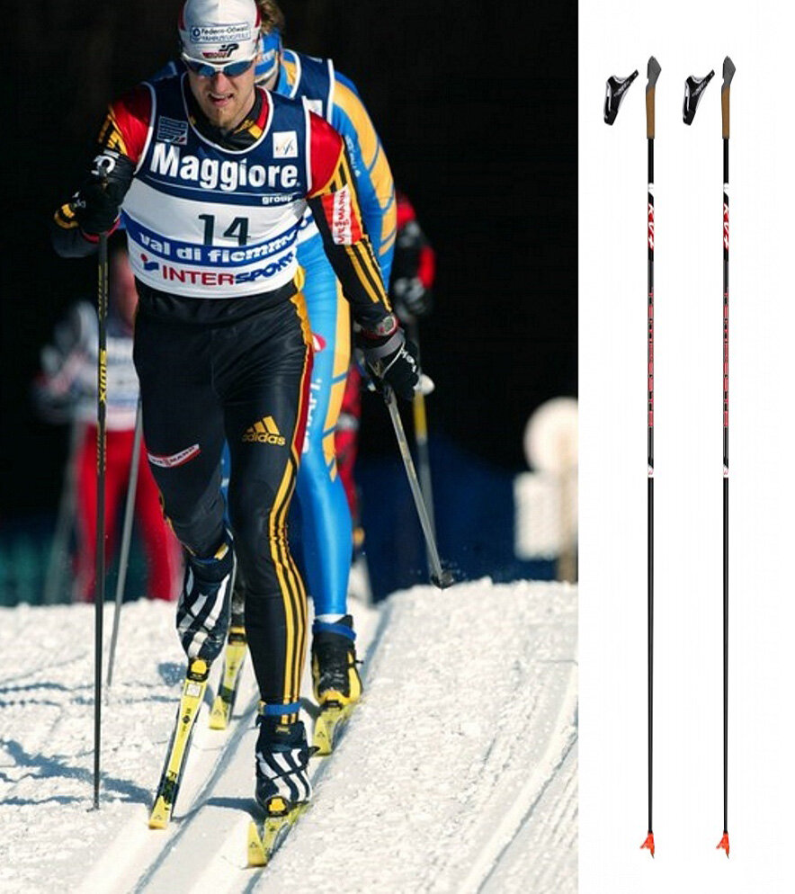 Палки для беговых лыж KV+ TEMPESTA Clip QCD 165