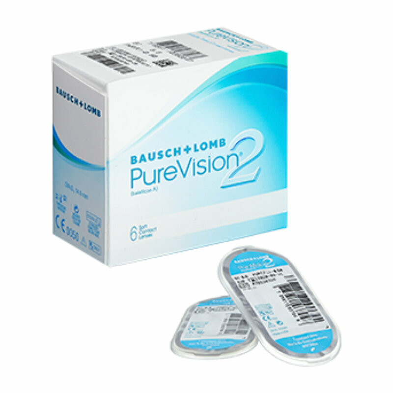 Контактные линзы Bausch + Lomb PureVision2 6 шт / -8.50/8.6/14.0, уп.