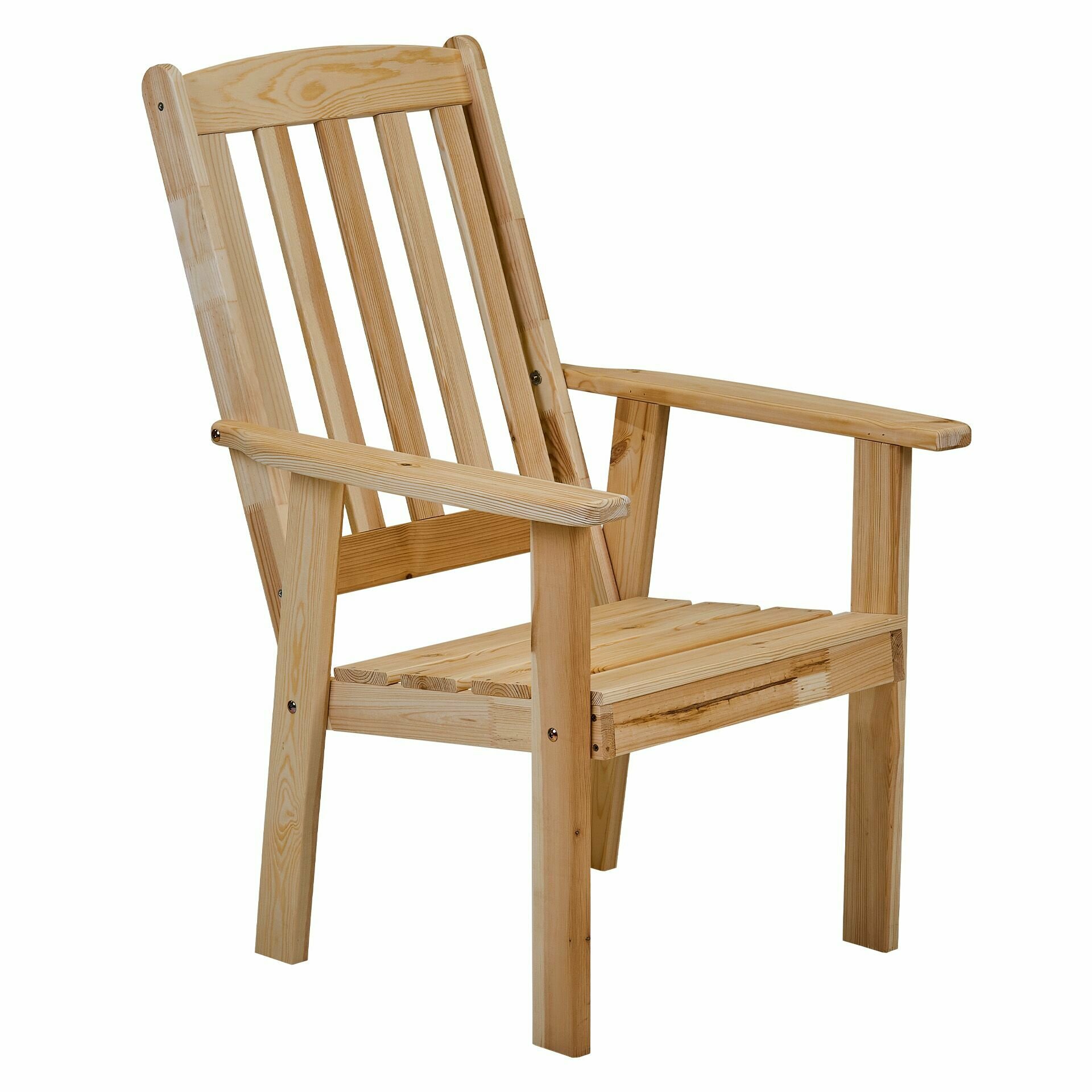 Кресло деревянное для сада и дачи с высокой спинкой, розенборг - фотография № 10
