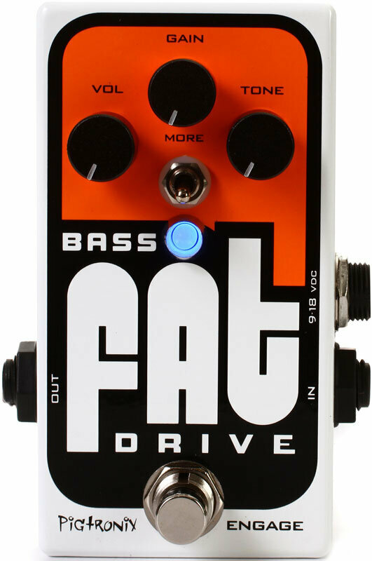 PIGTRONIX BOD Bass FAT Drive эффект для бас-гитары овердрайв