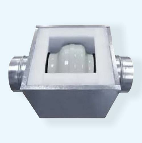 Sib Shuft d 100 (100S) Короб под вентилятор с тепло-шумоизоляцией