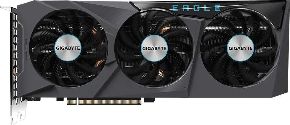 Видеокарта Gigabyte PCI-E 4.0 GV-R67XTEAGLE-12GD AMD Radeon RX 6700XT 12288Mb 192 GDDR6 1650/16000/H