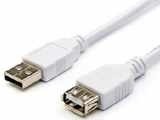 Аксессуар ATcom USB AM-AF 80cm White АТ3687