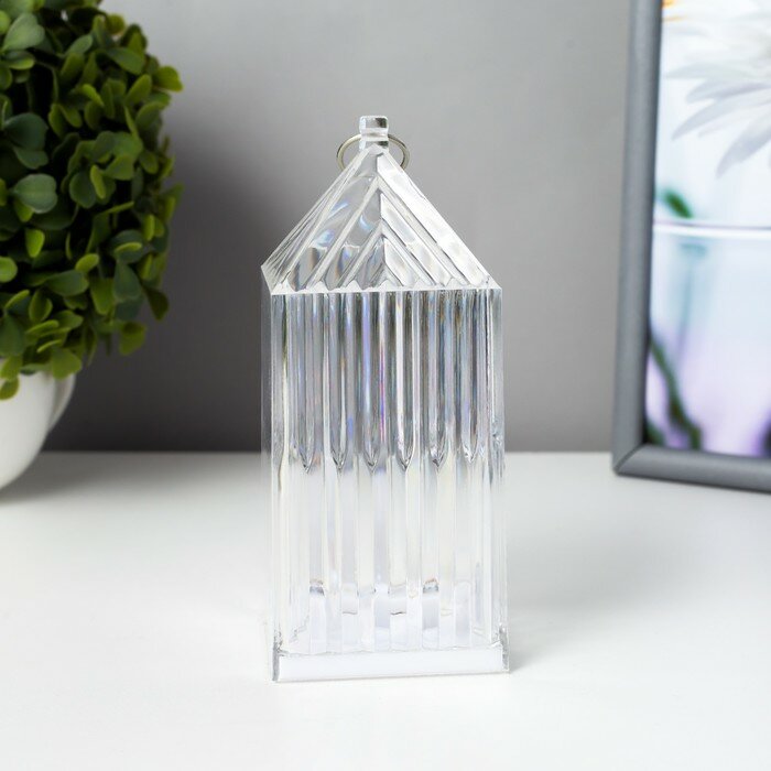 фото Ночник "Огонёк" LED от батареек 3хAG13 6,5х6,5х14,5 см