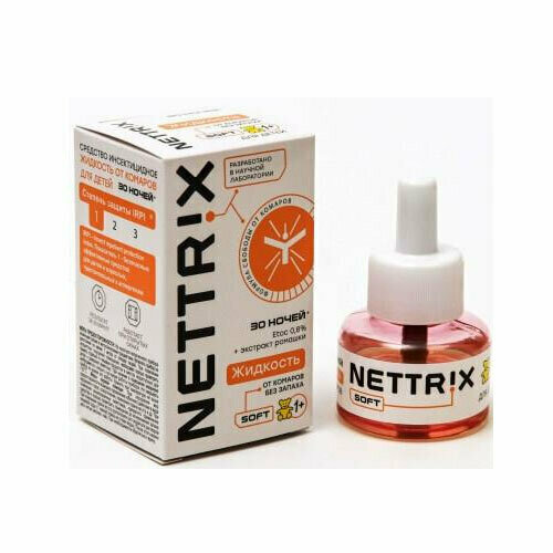 NETTRIX Жидкость от комаров 30 ночей для детей 2 штуки
