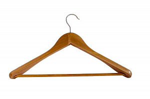 Вешалка-плечики MC-2-43 для верхней одежды деревянная