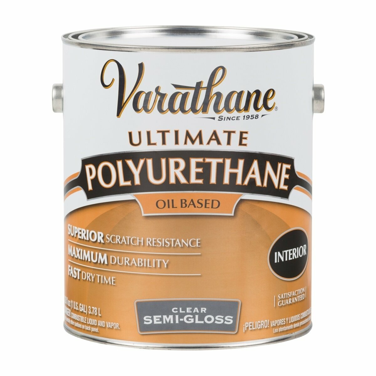 Полиуретановый лак на масляной основе для внутренних работ Varathane Ultimate Polyurethane Oil Based 3,78 л Полуглянцевый 6031