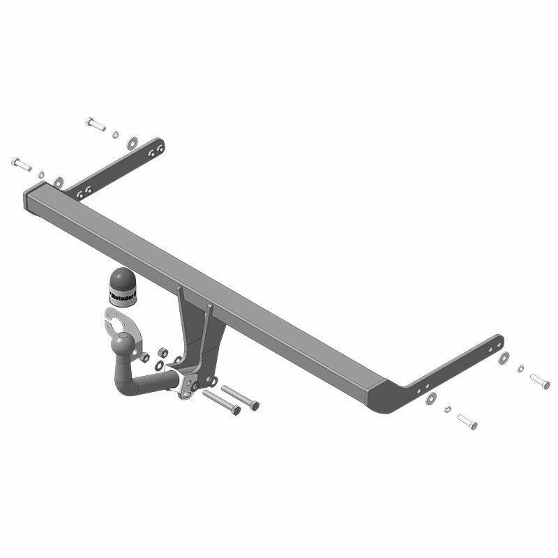 Фаркоп Motodor на Шкода Рапид Лифтбек 2020-2022, арт:92301-A-3
